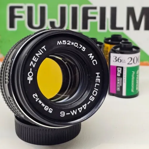 Lente Helios 44M-6 MC 58mm f/2 M42 Zenit Vintage