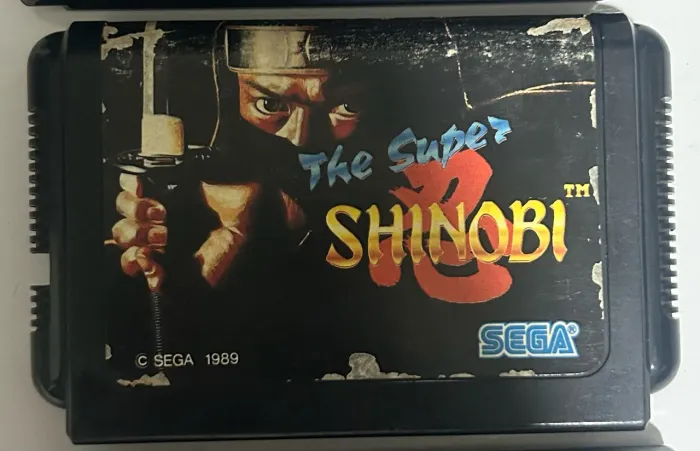 The super shinobi original japonês para mega Drive