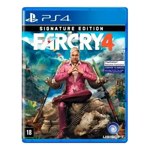 Far Cry 4 Signature - PS4<br>Caixa e disco em bom estado