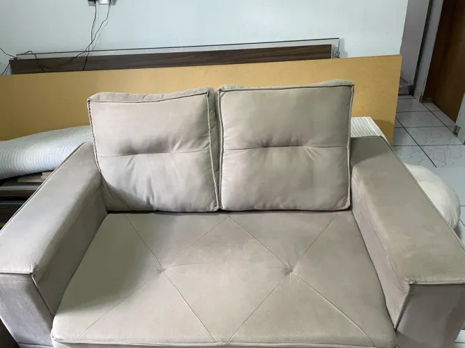 Vende-se sofá camurça
