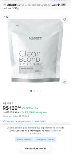 Pó descolorante Dicolore 
