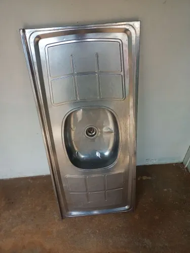 Tampo inox concreto 