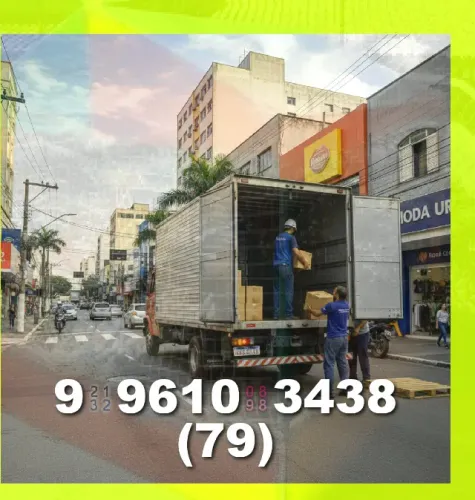 Frete no centro, Atalaia e Jardins, transporte seguro e rápido!