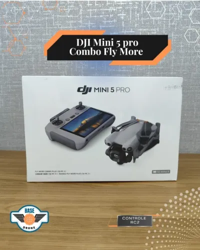 Drone DJI Mini 5 Pro Fly More Combo Plus (Com tela)  