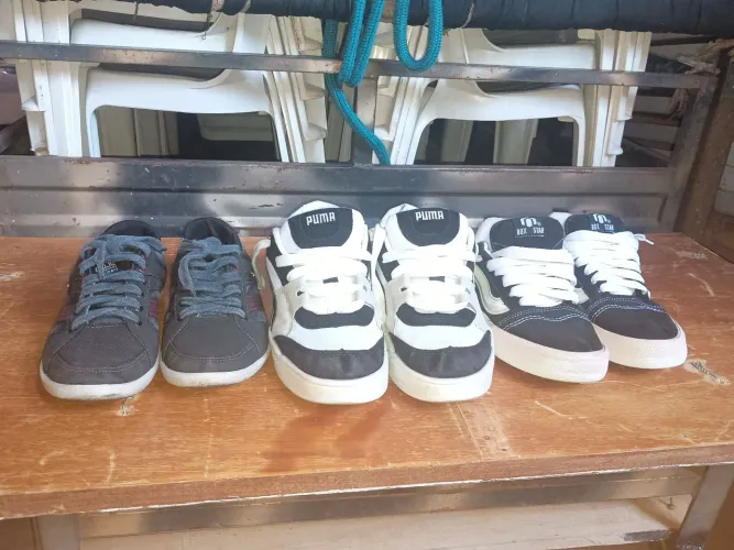 Tênis 3 por 70 reais