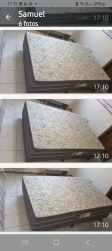 Cama box conjugada semi nova. 