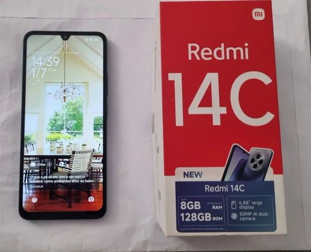 REDMI 14C!!!128GB!!8RAM!!! C/CAIXA!!!