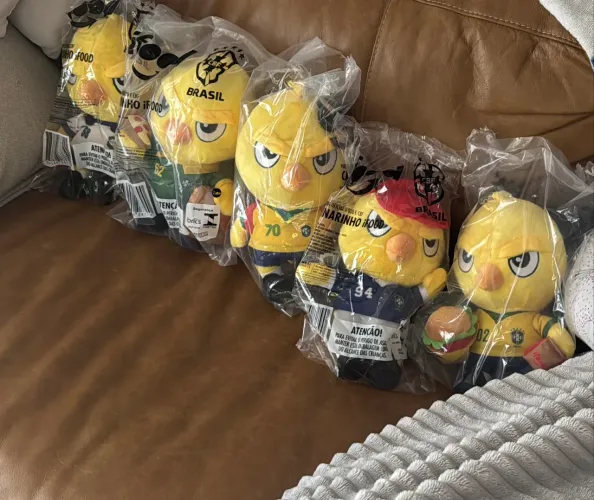 Canarinhos Coleção Oficial Completa (5 Pelúcias)