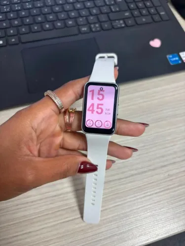Smartwatch Samsung Galaxy Fit3 Display 1.6 - Prata