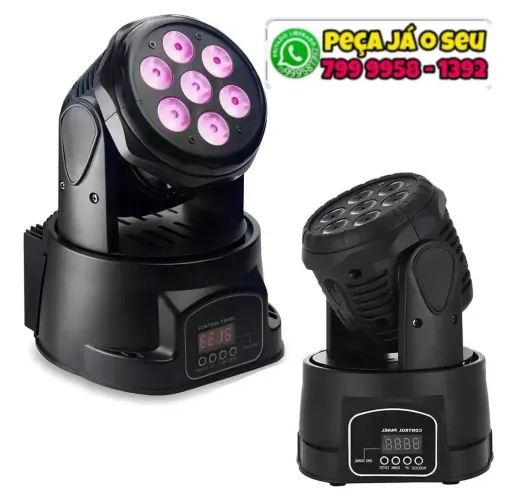 Canhão laser tipo strobo RGB automático