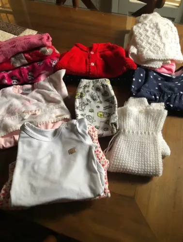 Lote kit roupas bebê menina inverno
