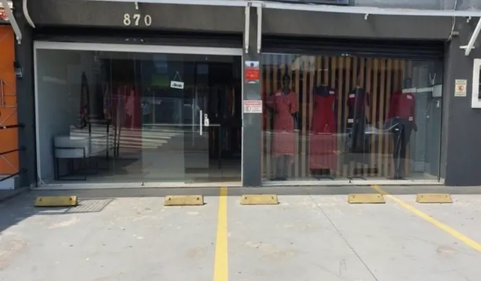 Porta de vidro para loja vitrine com 6 folhas com todos os acessórios para montagem 