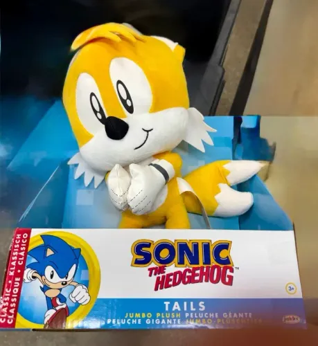 Tails Pelúcia Jumbo Gigante Sonic Thee Hedgehog Sunny
