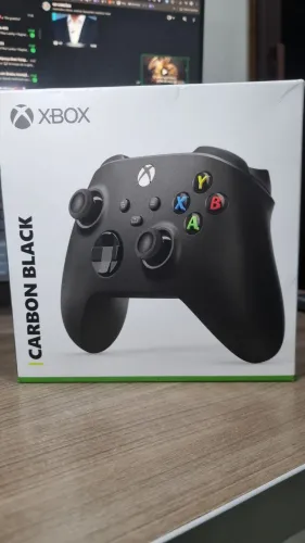 Controle Xbox Carbon Lacrado