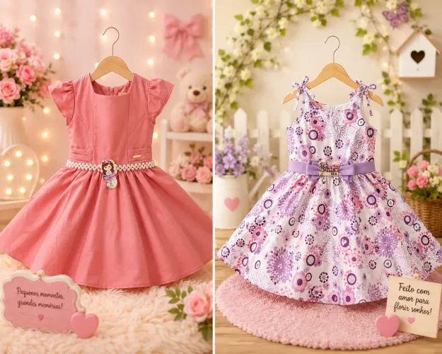 Vestidos infantis