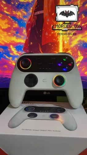? CONTROLE GAMER SEM FIO PARA NINTENDO SWITCH, BLUETOOTH ? RGB ? TURBO ? MACROS