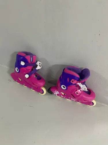 Lindo patins rosa