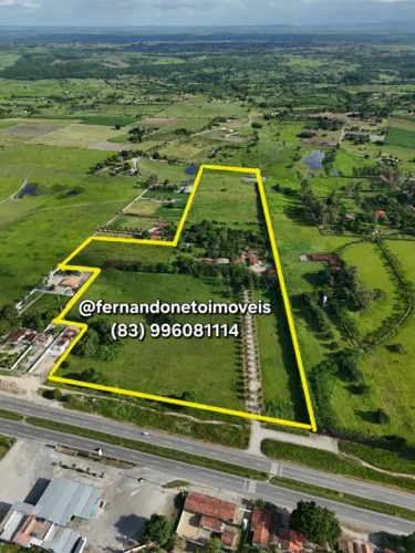 Área 10 hectares na BR-230 com 206m de frente - Sobrado/PB