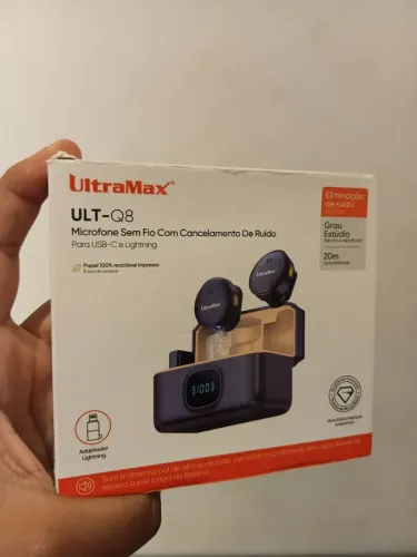 Microfone Sem Fio Com Cancelamento de Ruído