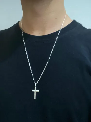 Cordão de prata Cartier 2mm com 70cm 