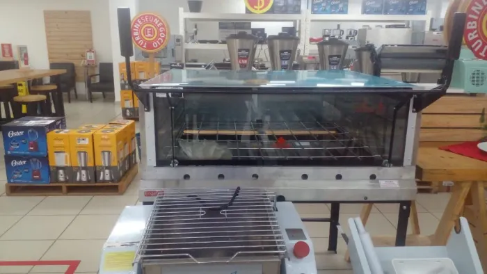 FORNO INDUSTRIAL A GÁS, EM INOX, DE 90 CM ( INTERNO ) NOVO, PROMOÇÃO!!!!