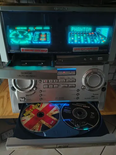 Som Aiwa XH-A1060 completo e tudo funcionando 