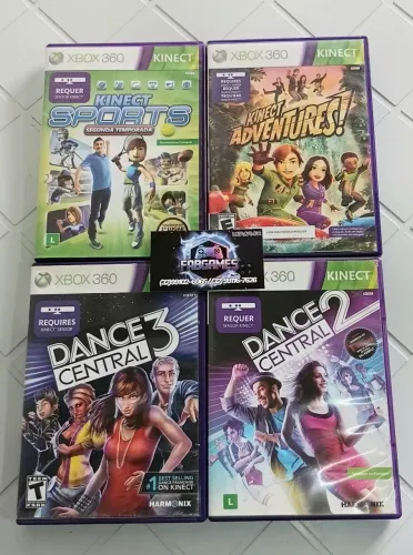 Jogos Xbox 360 original para KINECT aqui na LOJA FABGAMES