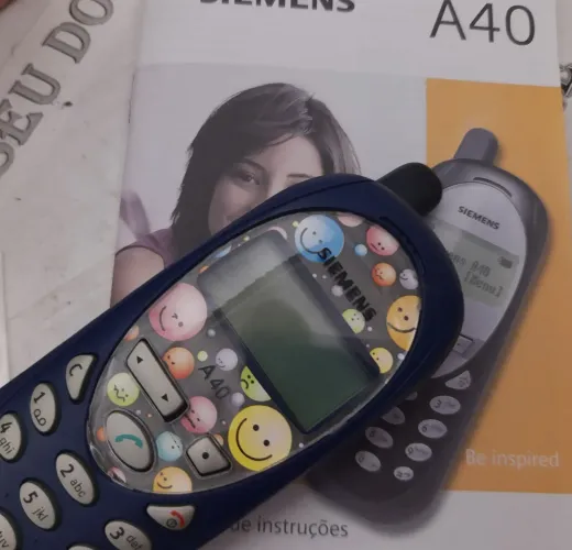 SIEMENS A40 celular antigo RELIQUIA novo ITEM DE COLEÇÃO 