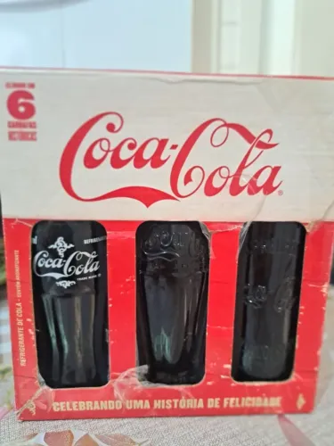 Kit 6 garrafas históricas da Coca-Cola 1899 - 1923
