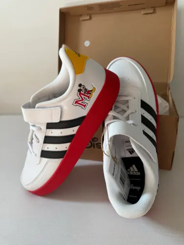 Tênis Juvenil adidas X Disney Breaknet Mickey - Branco