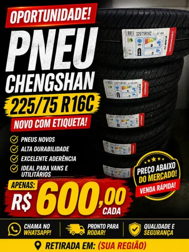 Pneu chengshan 225/75-16C