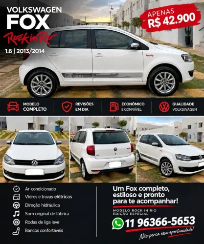 Volkswagen Fox Rock IN RIO 1.6 MI Total Flex 8V 5P 2014