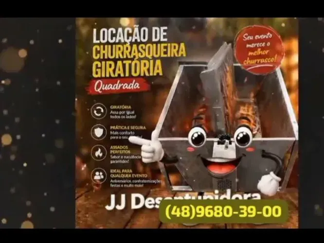 Locação de Churrasqueira Giratoria para Festas e Eventos 