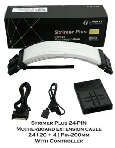 Cabo Lian Li Strimer Plus com controladora