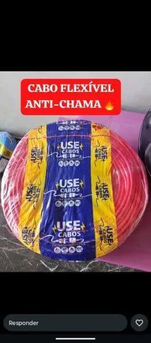 CABO ELÉTRICO USE <br>2.5 MM R$:130.00<br>6 MM R$:230.00<br>10 MM R$:400.00<br>PROMOÇÃO