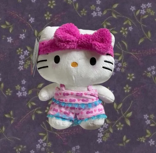 Pelúcia Hello Kitty Pink Bow Y2K