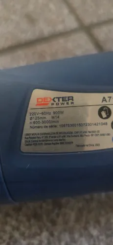Lixadeira politriz dexter 900 w