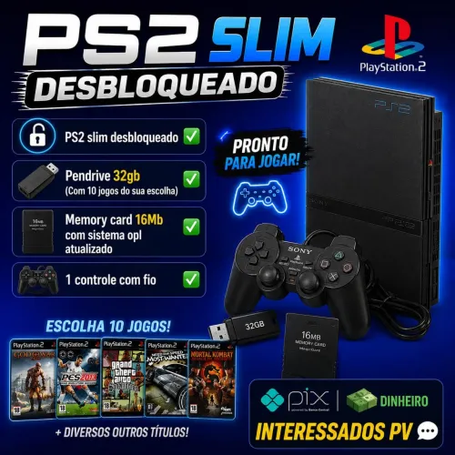 Ps2 novo desbloqueado