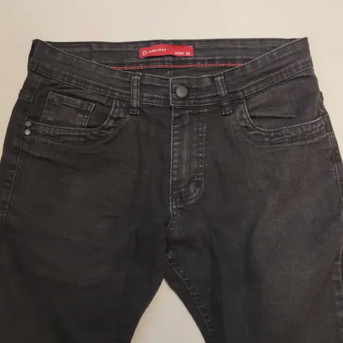 Calça jeans skinny preta