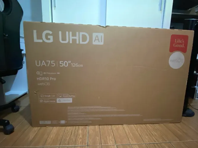 TV LG 50 polegadas | LACRADA | NOTA FISCAL | 1 ANO DE GARANTIA