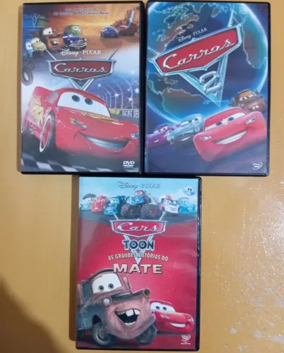 Carros 1 e 2 + Carstoon (Semi Novo - Excelente estado)