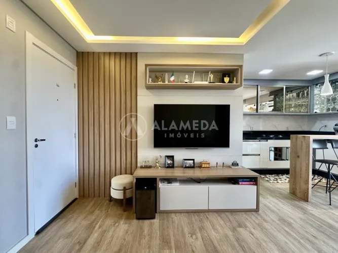 APARTAMENTO TODO MOBILIADO, 2 QUARTOS, 1 SUÍTE, 2 VAGAS, BAIRRO FORTALEZA, BLUMENAU