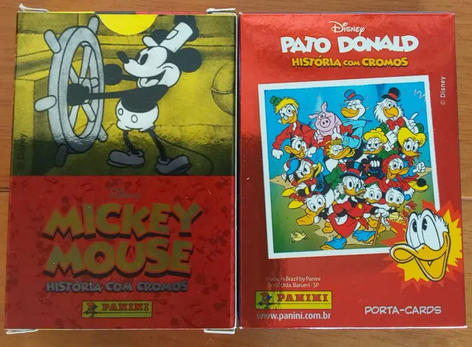 BOX CARDS DO MICKEY E PATO DONALD