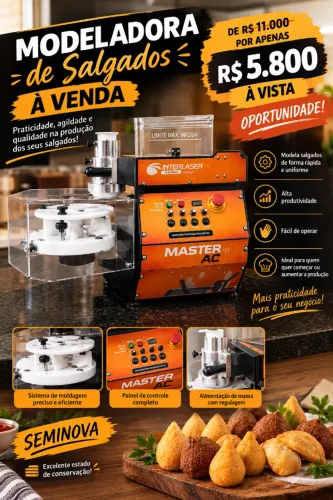 Modeladora de salgados interlaser 5.0