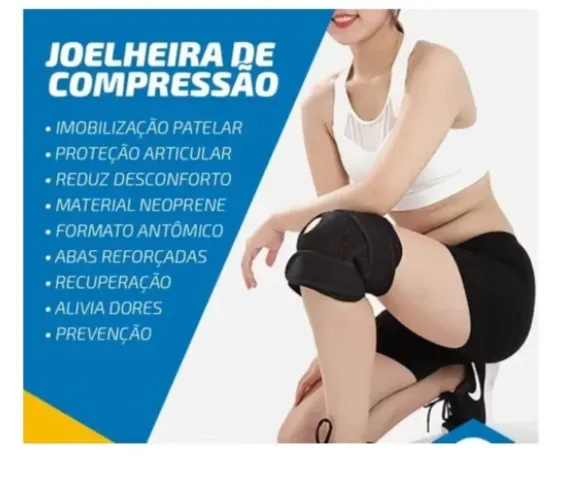 Joelheira patelar aberta ajustável excelente qualidade 