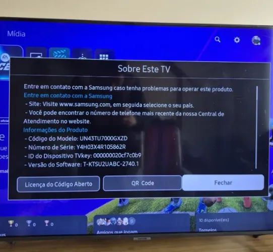 TV Samsung 43" Smart