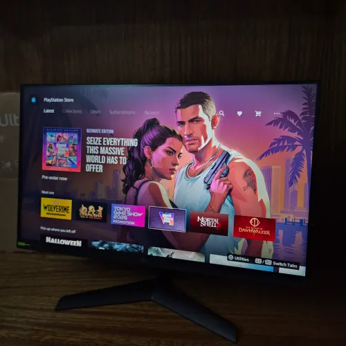 Playstation 5 + Monitor Gamer LG 24" 180Hz - Ambos C/ NF e Garantia até 07/2027