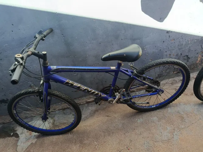 Bicicleta Wendy Aro 20 Azul Conservada - Pronta para Uso