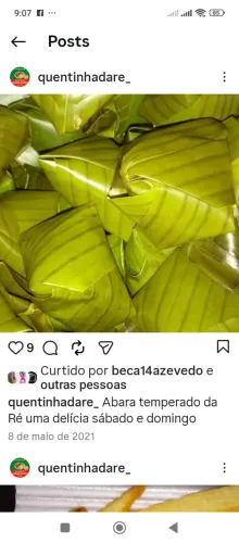 Abará temperado 