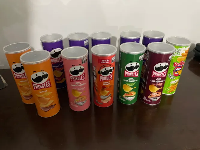 Embalagens Pringles vazias para artesanato